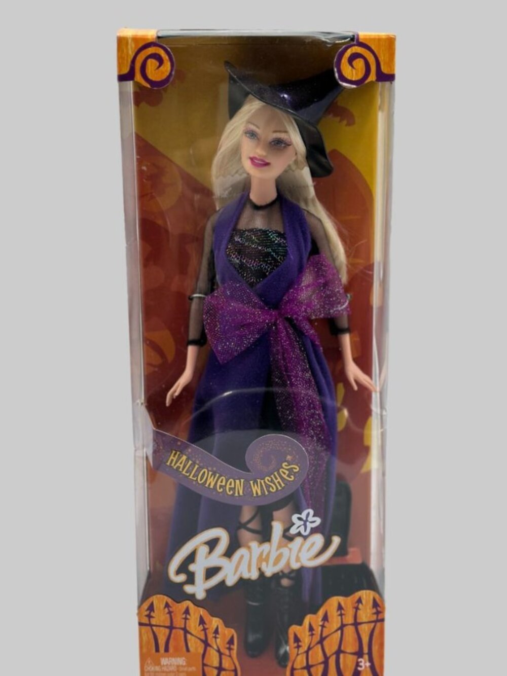 Mattel Halloween Wishes Barbie Doll 12in Blonde Hair 2005 G8539